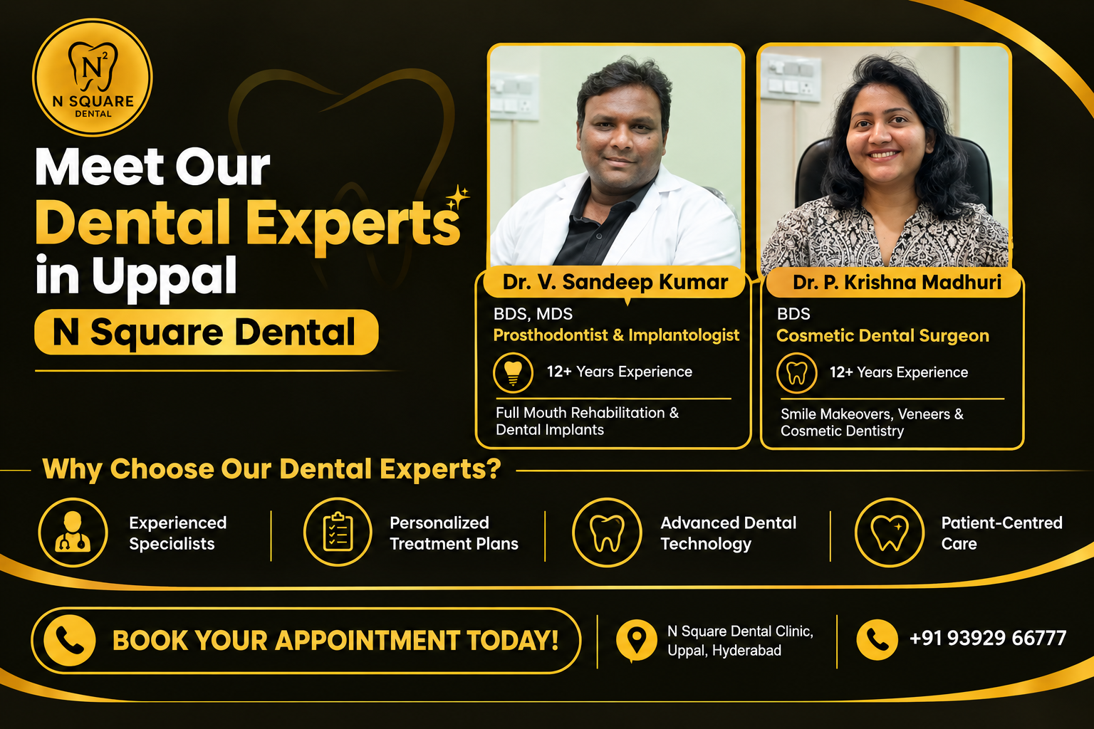 Best dental doctor in Uppal